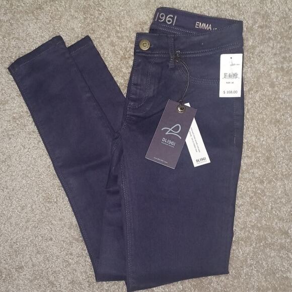 DL1961 Instasculpt Emma Skinny Jeans Amethyst Wash Size 26 NWT Rare Color - Picture 1 of 13